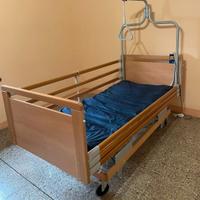 Letto sanitario degenza + materasso Antidecupito