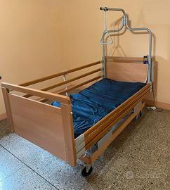 Letto sanitario degenza + materasso Antidecupito