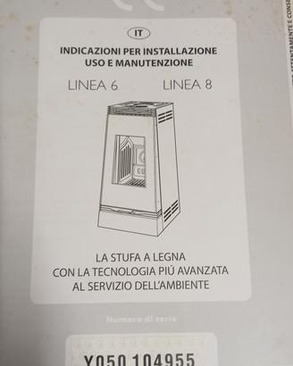 Stufa a legna Caminetti Montegrappa linea6