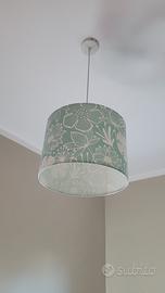 Lampadario in tessuto 