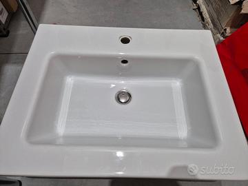 LAVABO BAGNO CON MISCELATORE HANSGROHE E SIFONE