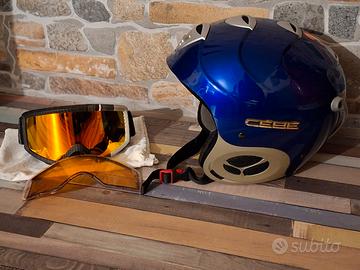 casco + maschera sci