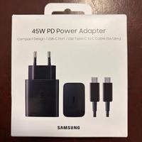 CARICABATTERIA SAMSUNG 45W con cavo USB-C/USB-C