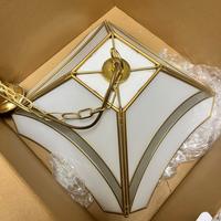 lampadario e abat jour vintage