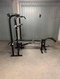 Panca Domyos BM490 Completa di Pesi e Bilanciere