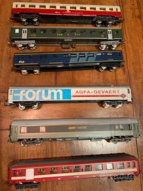 Lima HO 6 vagoni  anni 70