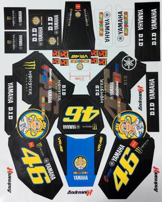 Losi Promoto Mx Valentino Rossi Stickers Adesivi L