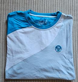 North Sails Best of T-t-shirt uomo azzurra bianca