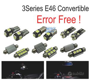 KIT 11 LAMPADE LED INTERNE BMW E46 CONVERTIBILE 31