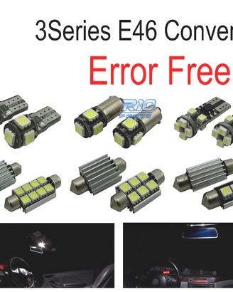 KIT 11 LAMPADE LED INTERNE BMW E46 CONVERTIBILE 31