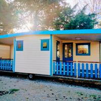 CASA MOBILE SHELBOX HOTEL DOPPIO MODULO SU RUOTA