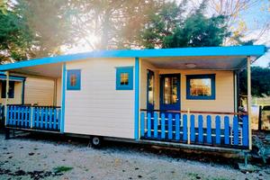 CASA MOBILE SHELBOX HOTEL DOPPIO MODULO SU RUOTA