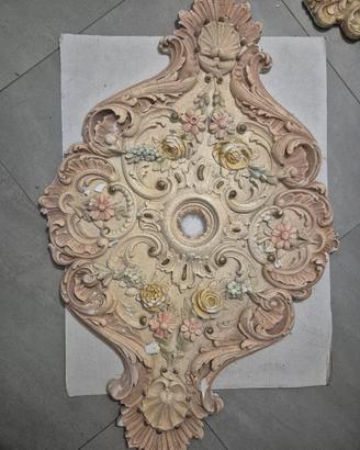 Rosone gigantein gesso floreale