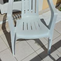 Poltroncina giardino impilabile 4 pz,cad  10€