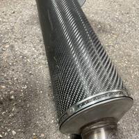 Scarico sinistro in carbonio Ducati Monster 600-75