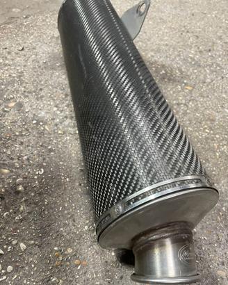 Scarico sinistro in carbonio Ducati Monster 600-75