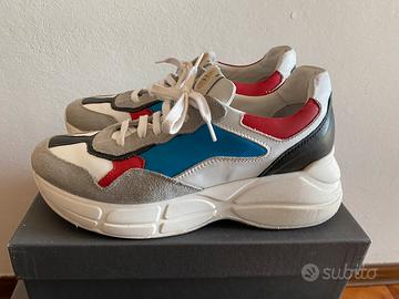 Scarpe Lemarè in pelle colorata, n.39