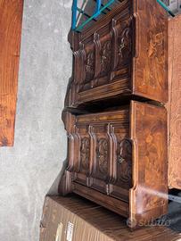 Antichi cassettoni in legno massello
