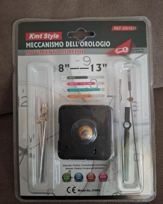 meccanismo silenzioso orologio da parete 