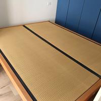 Letto legno massello con tatami