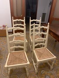 Seggiolle in legno