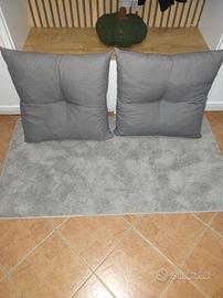 cuscini grandi grigio 60x60 4 disponibili