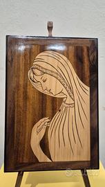 Quadro Madonnina in Legno