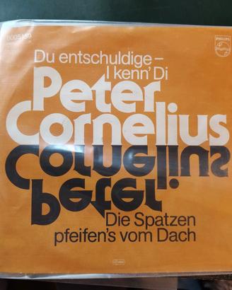 Vinile 45 giri Peter Cornelius Du entschuldige