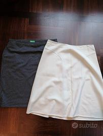 coppia di gonne tg 42