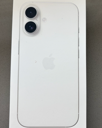 iPhone 16 128GB [Bianco] — NUOVO, SIGILLATO
