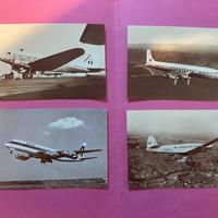 Cartoline vintage (anni '80) Compagnie Aeree
