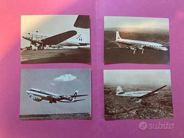 Cartoline vintage (anni '80) Compagnie Aeree