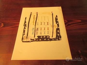 Fotolitografia di Fausto Melotti