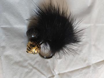 Anello artigianale nero