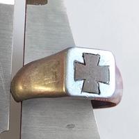 Anello da trincea WWI .con croce –originale