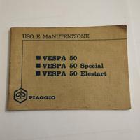 Piaggio vespa 50 manuale uso e manutenzione 