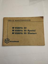Piaggio vespa 50 manuale uso e manutenzione 