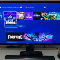 PS4 500GB con Monitor Samsung e kit gaming
