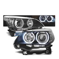 FARI BMW E60 E61 03-07 OCCHI ANGEL CCFL NERI