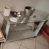 Tavolo in vetro porta televisore 