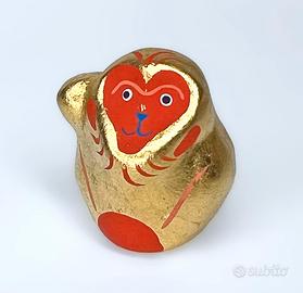 Daruma Portafortuna Giapponese Scimmia Japan