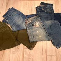 4 JEANS UOMO JAGGY/Diesel/Levi/Energie