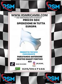 PARAFANGO ANTERIORE DESTRO SMART 451