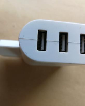 Caricabatterie alimentatore smartphone 3 usb