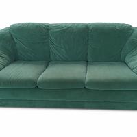 Divano 3 posti verde smeraldo