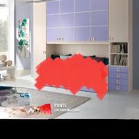 Armadio ponte completo  di letto singolo 