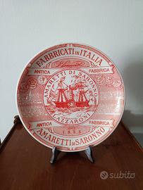 piatto ceramica amaretto di Saronno 