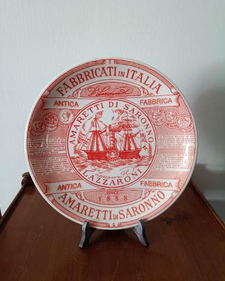 piatto ceramica amaretto di Saronno 