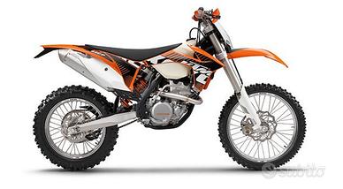 TELAIO TARGATO KTM EXC F 350 2012 2016