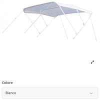 TESSILMARE Tendalino Bimini 3 archi 170cm